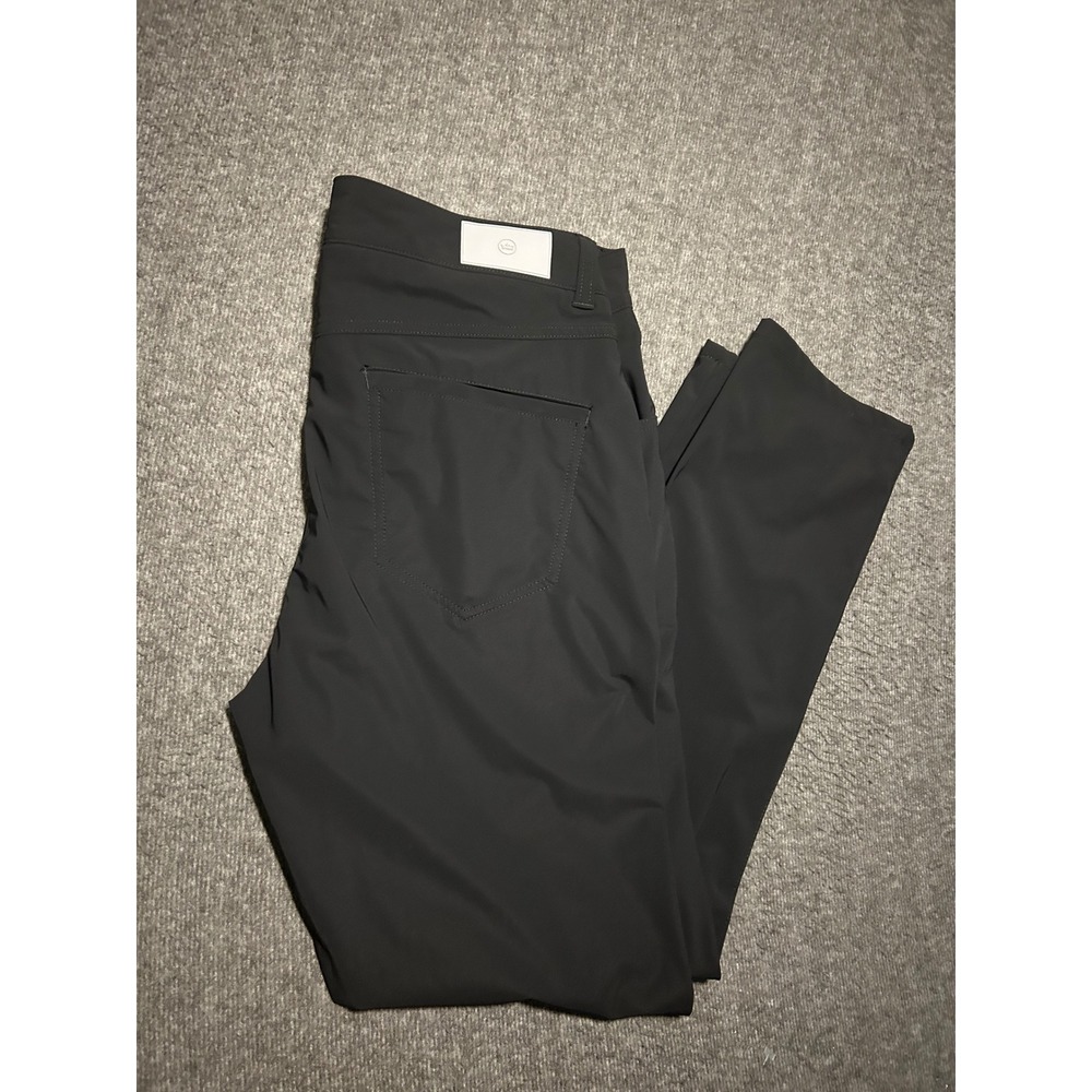 Peter Millar Golf Pants fit 34X29 (tag 34X32) BlackBingham Crown Crafted